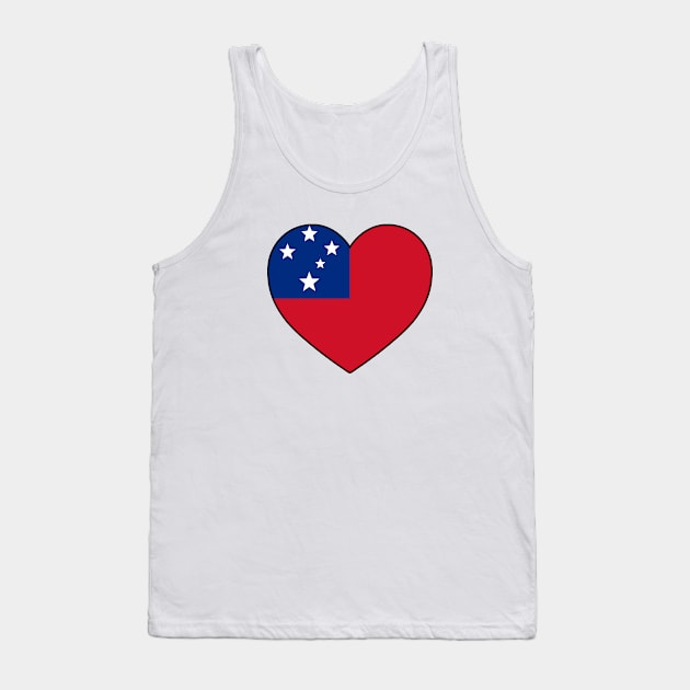 Heart - Samoa Tank Top by Tridaak